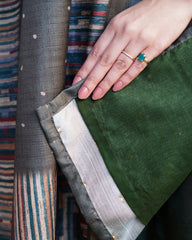 Mehendi green chanderi full suit set