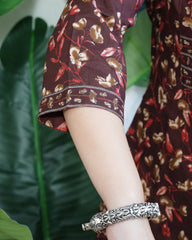 Coca-Cola floral yoke kurta