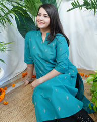 Ferozi south cotton kurta with pocket