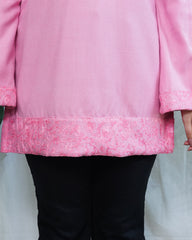 Pink Woollen short kurti