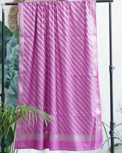 Purple Banarasi Soft silk duppata