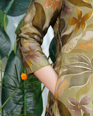 Vrinda floral Aline kurta