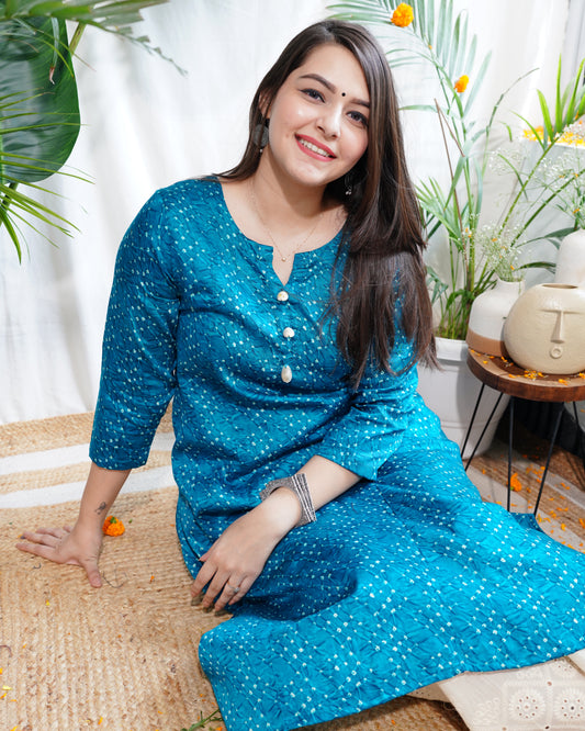 Ferozi Bindi Aline kurta