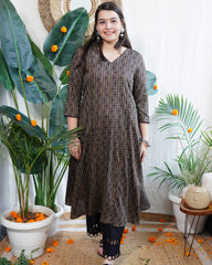 Rekha Aline cotton silk kurta
