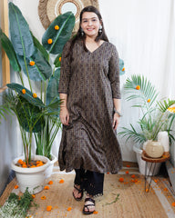 Rekha Aline cotton silk kurta