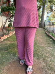 Pink imported coord set (woollen)