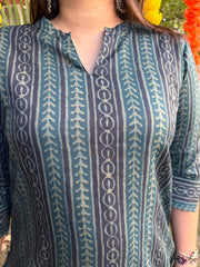 Morphankhi ban neck kurta