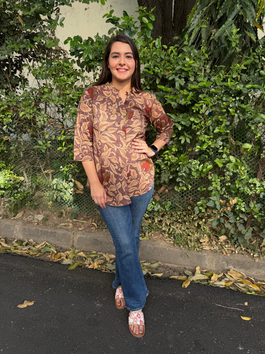Brown Leaf Shirt