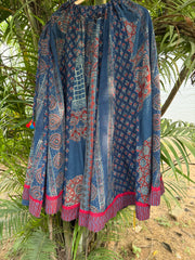 Indigo Multi kali skirt