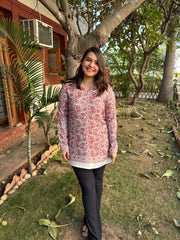 Woollen Jaal embroidered short kurti