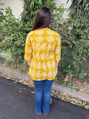 Mustard Big Leaf Shirt