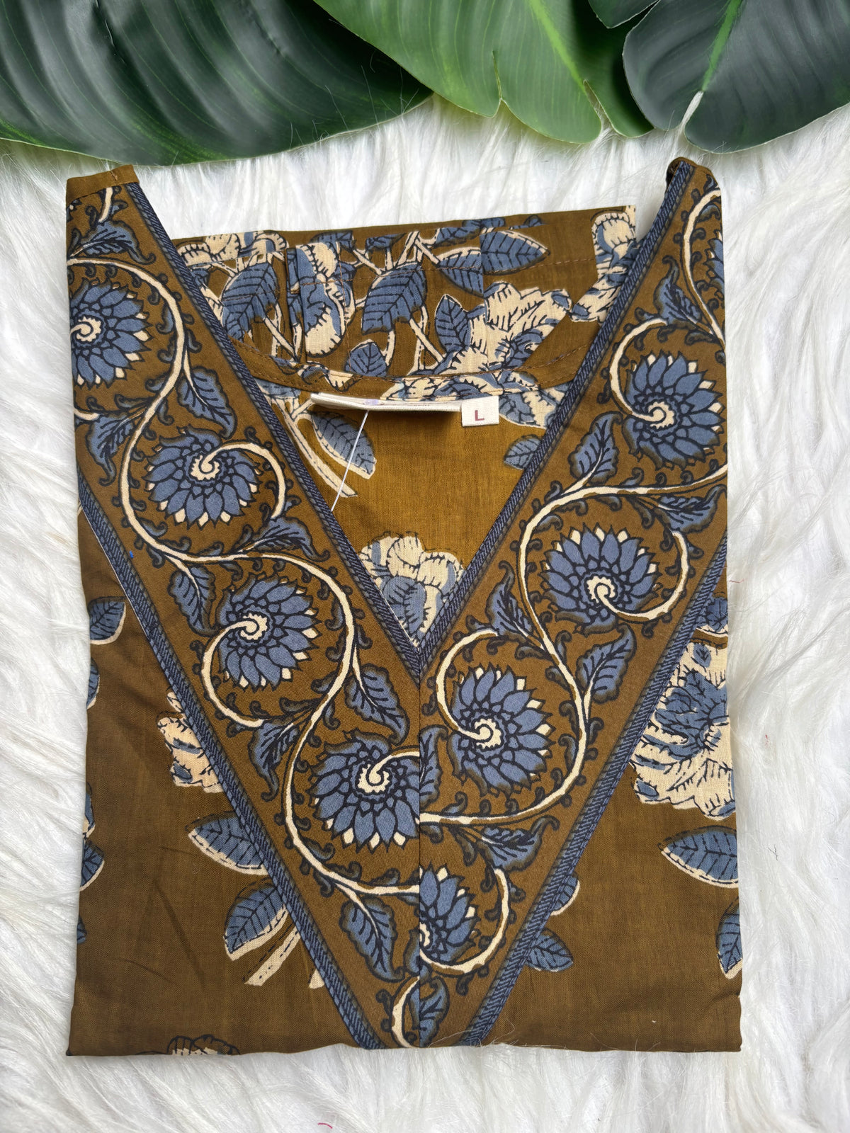 Mehendi Green Straight fit kurta
