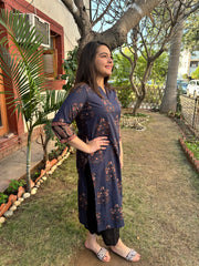 Indigo sangeri big buta kurta