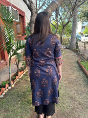 Indigo sangeri big buta kurta