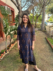 Indigo sangeri big buta kurta