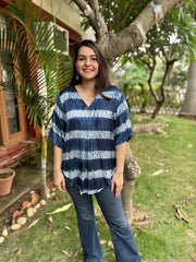 Shibori Modal silk free flow top