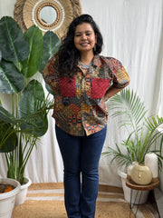 Multi print shirt