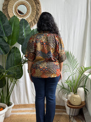 Multi print shirt