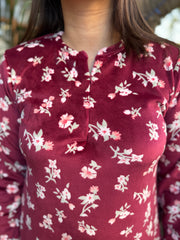 Floral Fleece night-suit