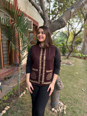 Coca-Cola Embroidered woollen Sidra (Waist coat)