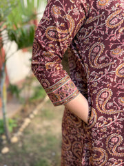 Brown Ambi aline kurta