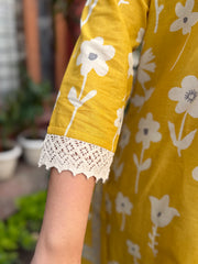 Mustard flower Full suit set