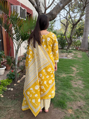 Mustard flower Full suit set