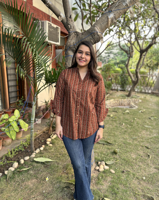 Coca-cola striped shirt