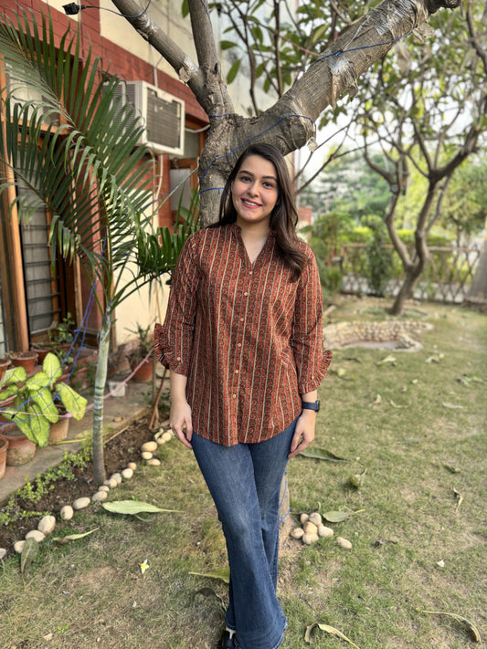 Coca-cola striped shirt