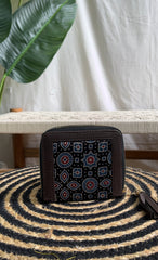 Ajrakh Zip wallet