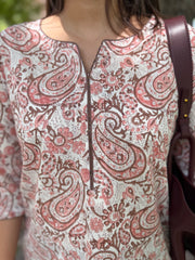 Blush Bloom Short Kurti