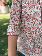 Blush Bloom Short Kurti