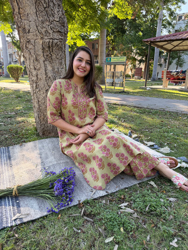 Pista Mughlai coord set