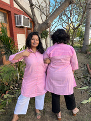 Pink Basic Shirt - MYSANSKRITAM