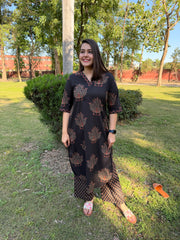 Black Tree Buta Co-ord Set
