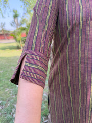 Brown mehendi short kurti