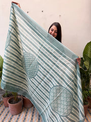 Sea green buta full suit set