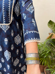 Indigo yoke Suit Set