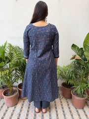 Indigo Floral coord set