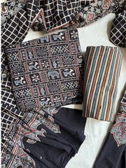 Small elephant Unstitched Suit set