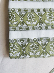Pista green Unstitched Suit set