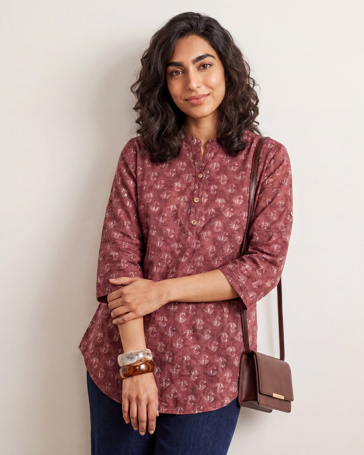 Rust Ambi short kurti