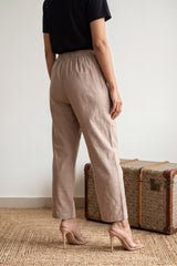 Beige Basic flex palazzo