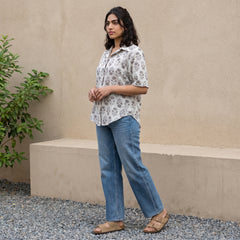 Mouse buta Handblock printed Top