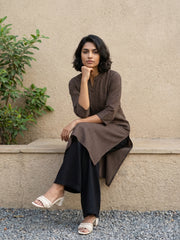 Black lines office wear kurta