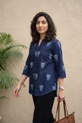 Blue chai shirt