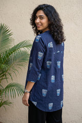 Blue chai shirt