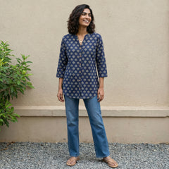 Indigo Buti shirt