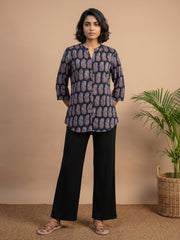 Black Ambi Ajrakh shirt