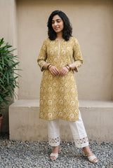 Mustard bloom kurta